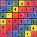 Violet-Bleu-Vert Orange-Rouge, 1997