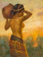 Fernando Amorsolo, Water Carrier, 1944
